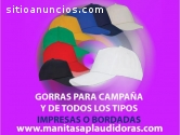 GORRAS PARA CAMPAÑA