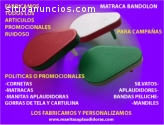 GORRAS PARA CAMPAÑA