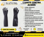 Guante contra Ácidos de látex