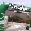 Inflable de arco para carreras