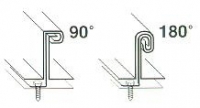 Lamina acanalada kr-18 de acero.