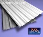 Lamina acanalada r72 de acero.