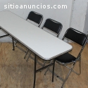 Mesa Plegable 180x50 Multiproposito