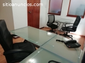 Oficina Amueblada 2-8 personas en renta,