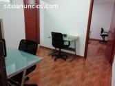 Oficina Amueblada 2-8 personas en renta,