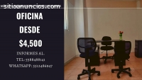 oficinas y cubículos en renta