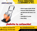 Placa compactadora, modelo marca HUSQVAR