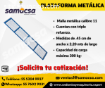 Plataforma (para andamio). cap max. 300