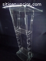 Podium de acrilico cristal