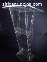 Podium en acrilico cristal elegantes