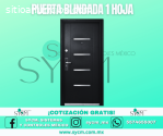 PUERTA BLINDADA 1 HOJA