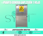 PUERTA CONTRA EXPLOSION 1 HOJA