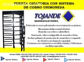 PUERTA GIRATORIA CON  COBRO TOJANDE