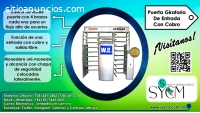 PUERTA GIRATORIA DE ENTRADA CON COBRO