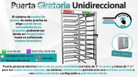 PUERTA GIRATORIA UNIDIRECCIONAL