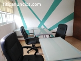 Renta de oficina CDMX, equipada 4 person