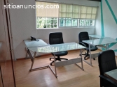 Renta de oficina CDMX, equipada 4 person