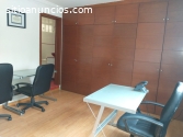 Renta de oficina CDMX, equipada 4 person