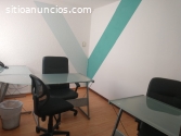 Renta oficina equipada con sala de junt