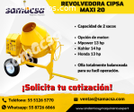 Revolvedora CIPSA maxi 20 con motores de