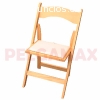 Silla plegable de madera