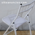 Silla tipo Tiffany Plegable en Blanco pa