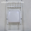 Silla tipo Tiffany Plegable en Blanco pa