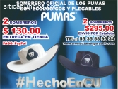 SOMBREROS PERSONALIZADOS DE LOS PUMAS