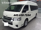 toyota hiace 15 pasajeros