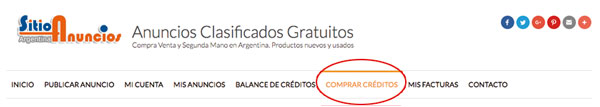 comprar creditos