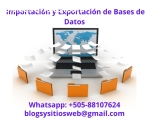 Importación y Exportacion de Bases Datos