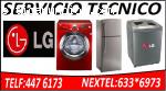 SERVICIO TECNICO LG  LAVADORAS