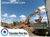 excavaciones en obra,desmonte,