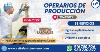 OPERARIO DE PRODUCCION -HUACHIPA