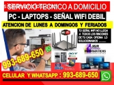 Reparacion de internet wifi Pcs laptops