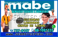 Servicio técnico MABE|7378107 |Lavadoras