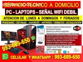 Soporte tecnico y configuracion wifi Pc