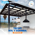 Techos para terraza , Techos metálicos