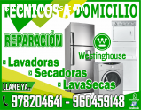 tecnico de lavadoras westinghouse