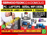 TECNICO INTERNET PC LAPTOPS A DOMICILIO