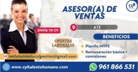 20 ASESOR(A) DE VENTAS-SANTA CLARA(ATE)