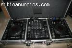 Dos Pioneer CDJ 1000-mk3 y DJM-800  e