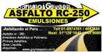 venta de EMULSION ASFALTICA