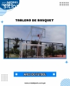 ARCO DE FUTBOL CON TABLERO DE BASQUET