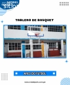 ARCO DE FUTBOL CON TABLERO DE BASQUET