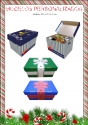 CAJAS DE CARTON PARA CANASTAS NAVIDEÑAS