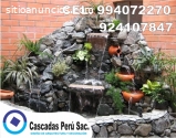 estanques de agua,cascadas artificiales,