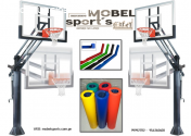 ESTRUCTURA DE BASQUET FIJO DESLIZABLE