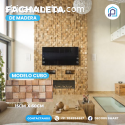 , Fachaletas de madera moderna,Fachaleta