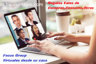 Focus Group virtual desde su casa